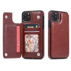 Protect in Style: Top-Grain Leather iPhone Wallet Case - Classic Flip Design, Enhanced Protection